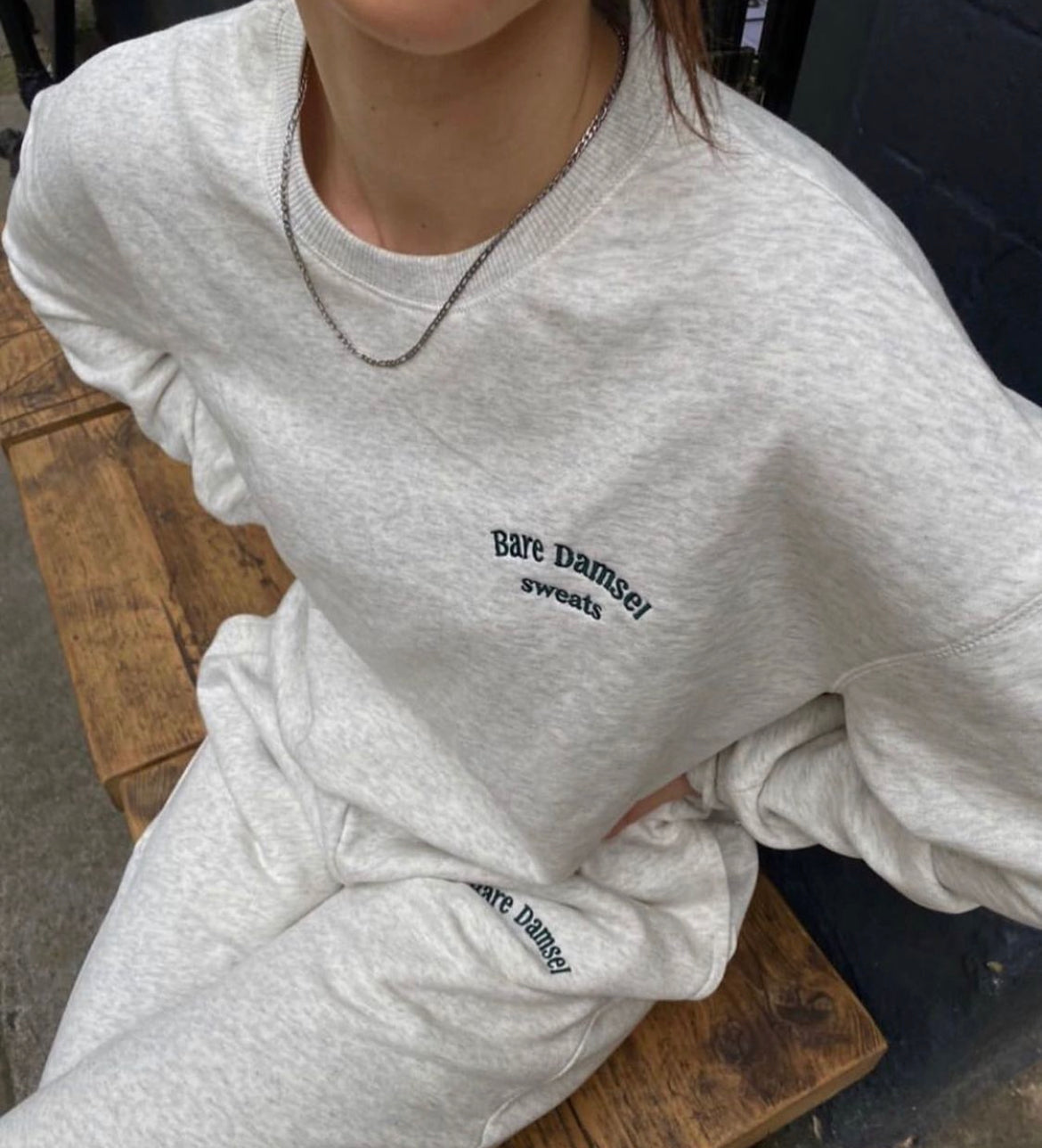 Oatmeal Sweats Set